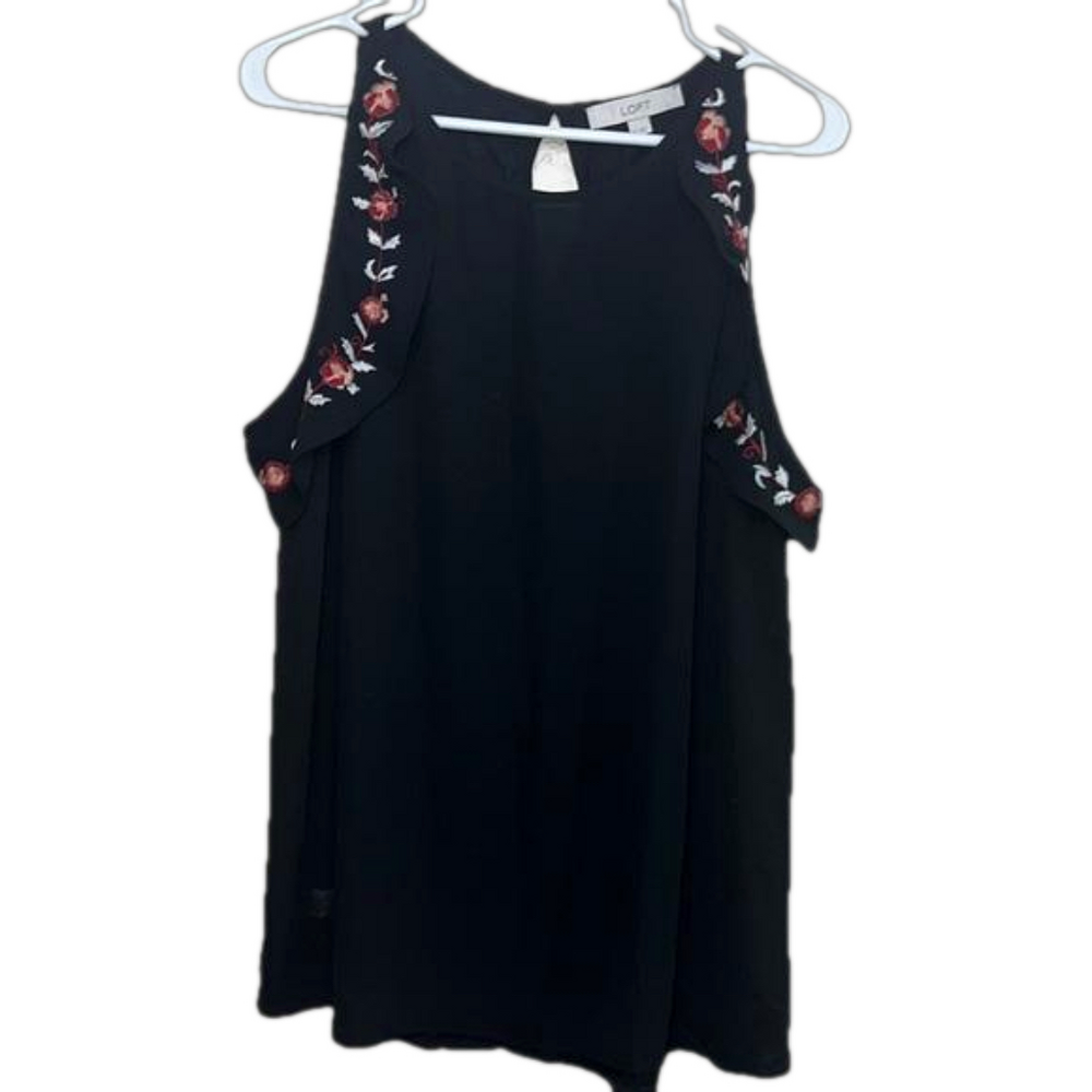 Loft embroided blouse